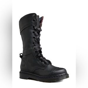 Dr Marten Triumph 1914 Black Floral